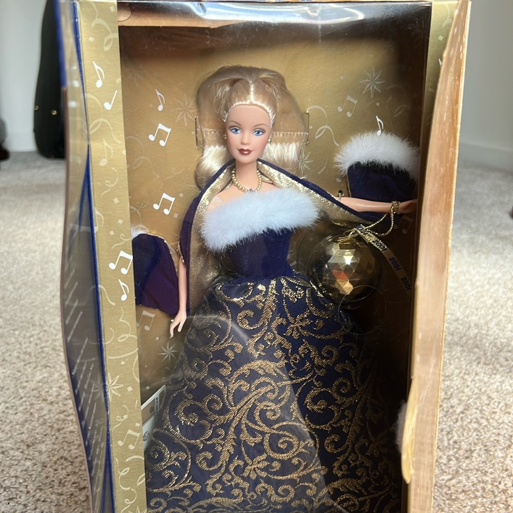 Vintage 2001 Ring In The New Year Collectible Barbie Doll - Mattel #52742